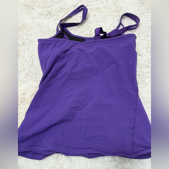 Lucy Vibrant Purple Activewear Top - Picture 2 of 3